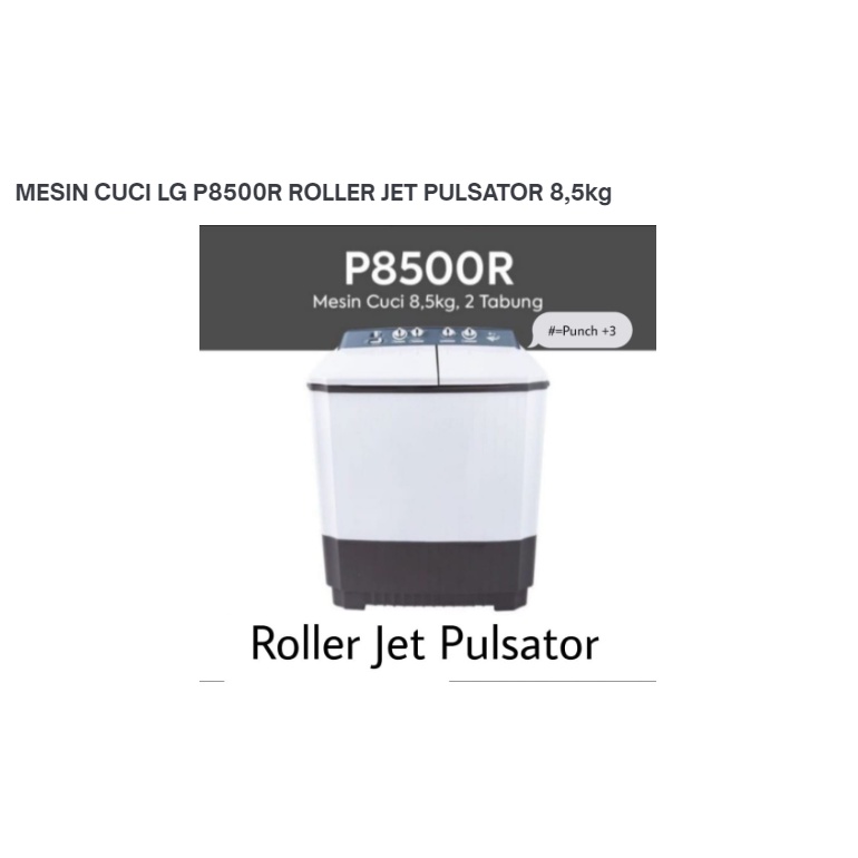 Jual MESIN CUCI LG P8500R ROLLER JET PULSATOR 8,5kg | Shopee Indonesia