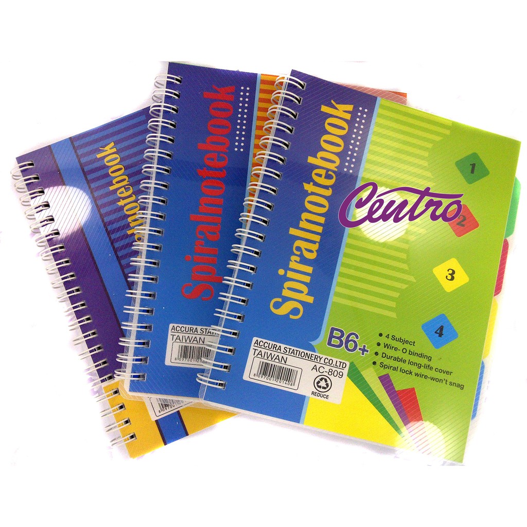 

SPIRAL NOTE BOOK B6+