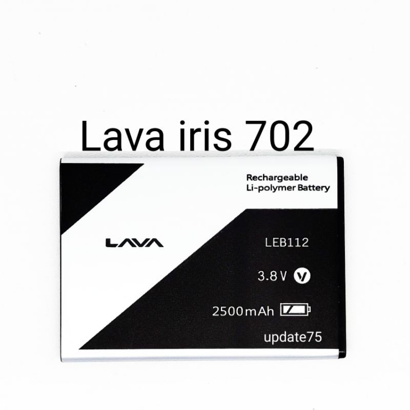 Baterai Lava iris 702 LEB112 original