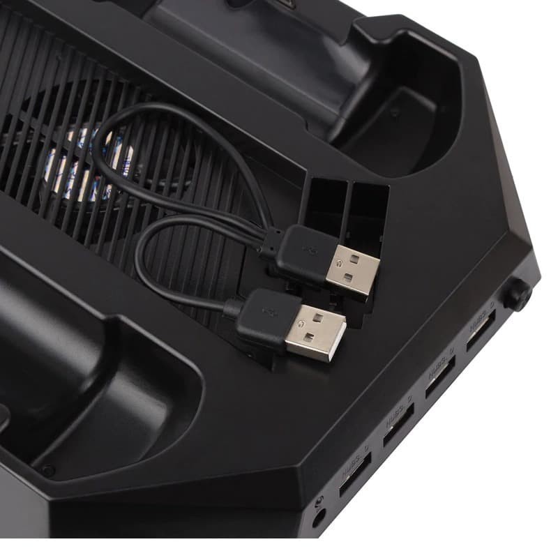 PS4 10-in-1 Super Charging Dock PS4 Plus Vertical Stand &amp; Cooling Fan