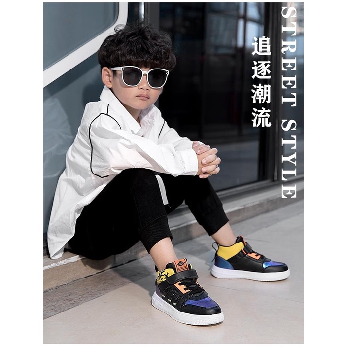 Minipetite SH2221  Sepatu Sneakers sport olahraga anak kulit sintetis laki laki perempuan import terjangkau dan berkualitas casual sporty untuk anak usia 3 tahun sd dewasa size 28 - 39