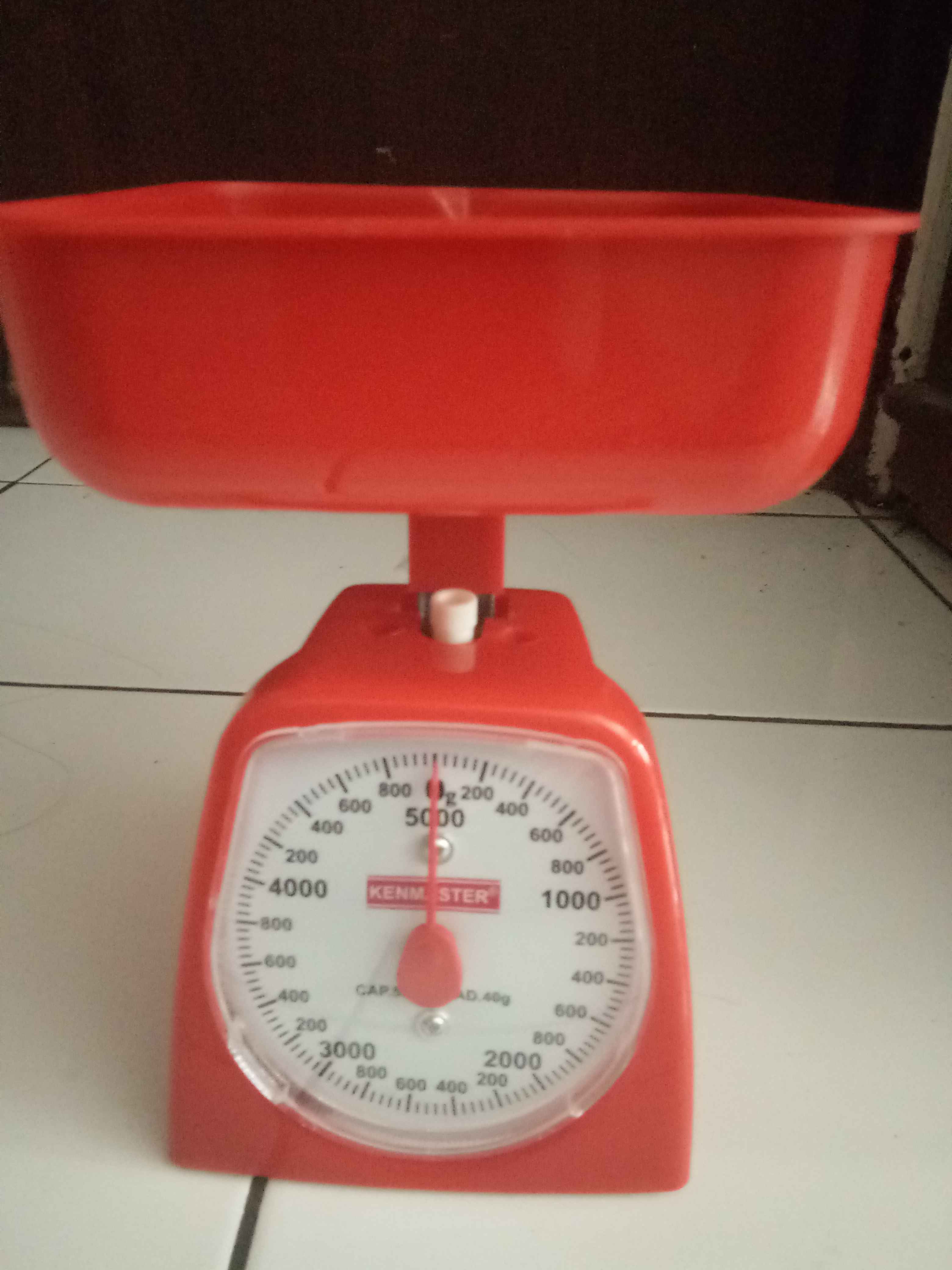 Timbangan Kue Kenmaster 5 Kg Timbangan Kue Dapur 5 Kg Putih