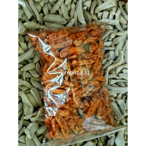 

basreng setik extra pedas keriuk gurih aroma daun jeruk isi 250 grm