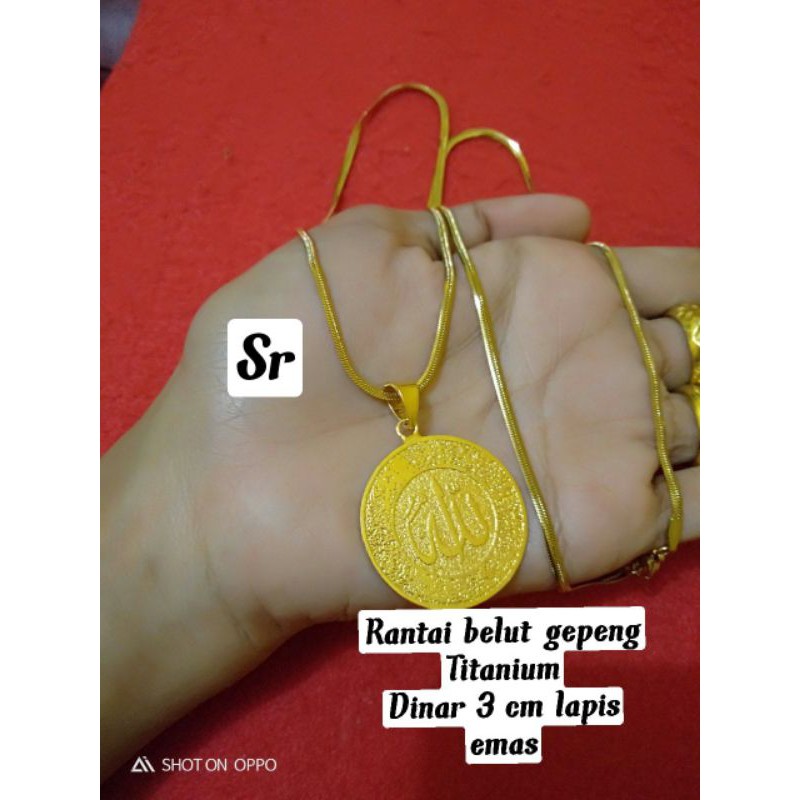 kalung titanium 60 cm dan dinar lps ems