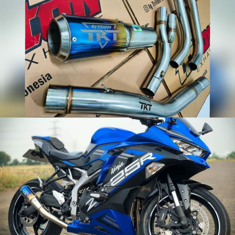 Knalpot Zx25R Kawasaki Ninja Zx25r Original Triton Header Bending 2 Multifungsi