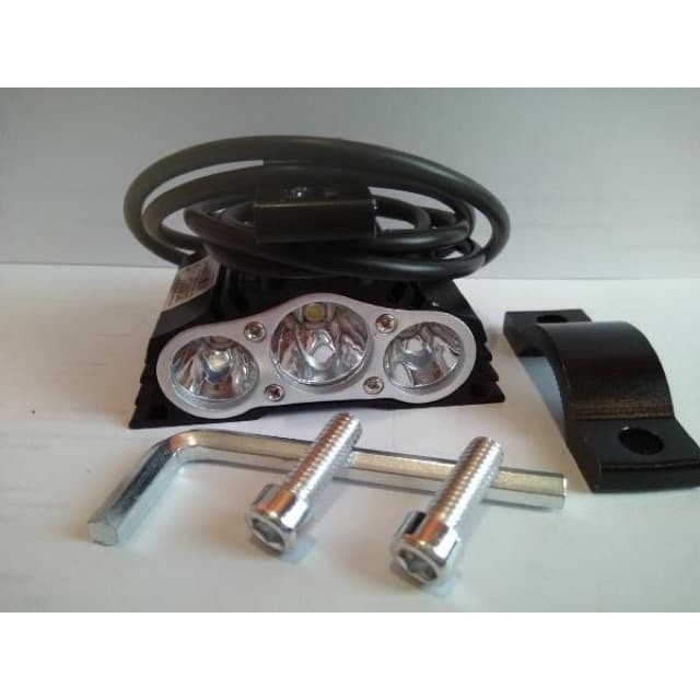 Lampu Depan Tembak Model Owl Mini 3led 15w 3mode - Putih