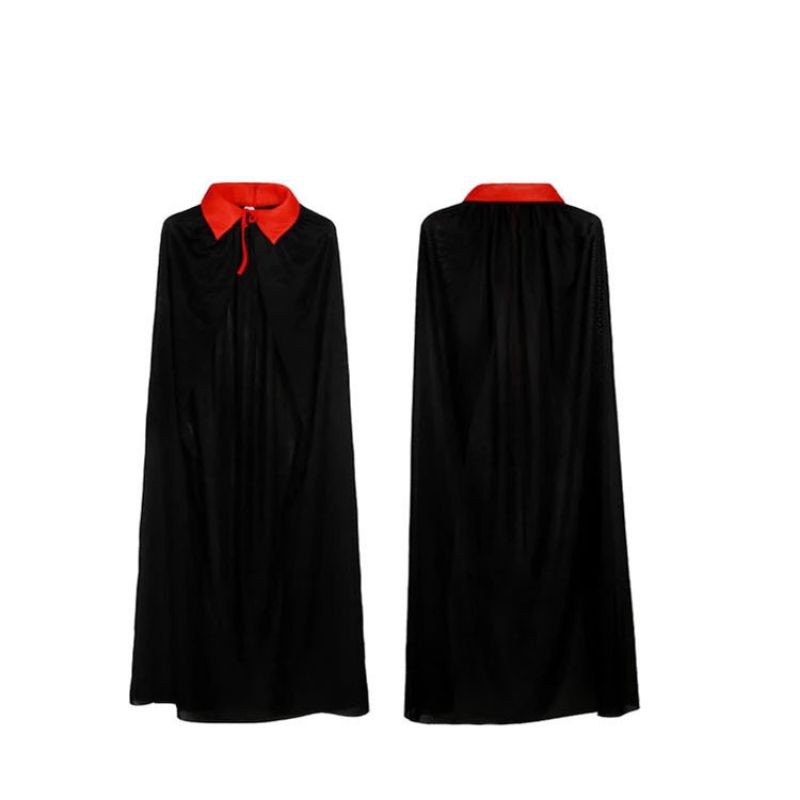 JUBAH MERAH HITAM DEVIL COUNT DRAKULA HOTEL TRANSYLVANIA COSPLAY MURAH