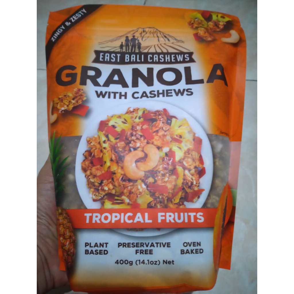 

PROMO Healthy Granola East Bali Cashew 400gr - All Variant (Vegan Friendly) DIJAMIN HALAL
