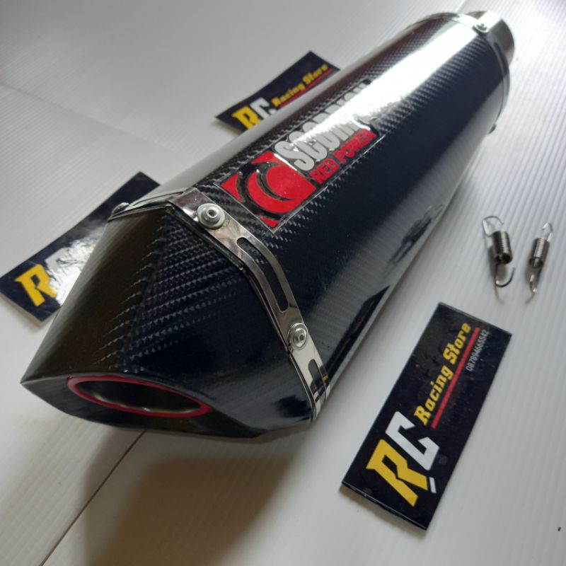Knalpot Racing Scorpion Red Power Only