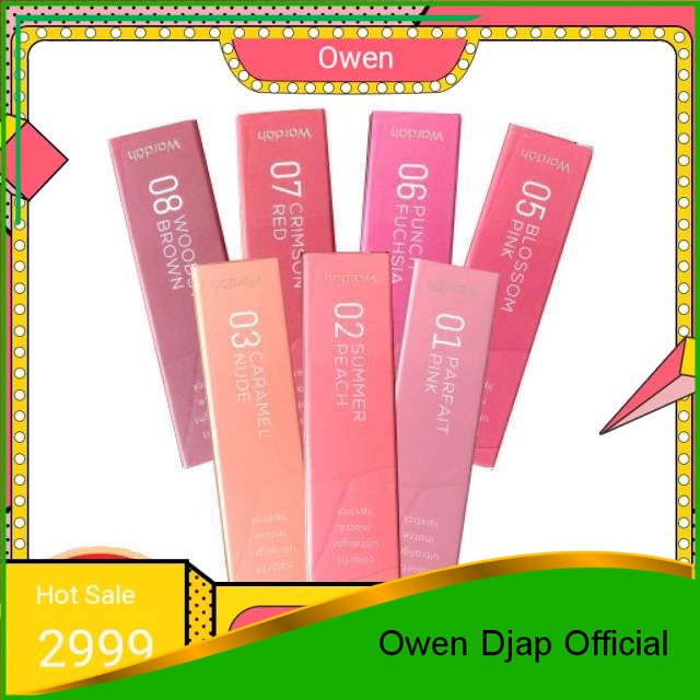 Wardah Colorfit ultralight  matte lipstik Korea edition