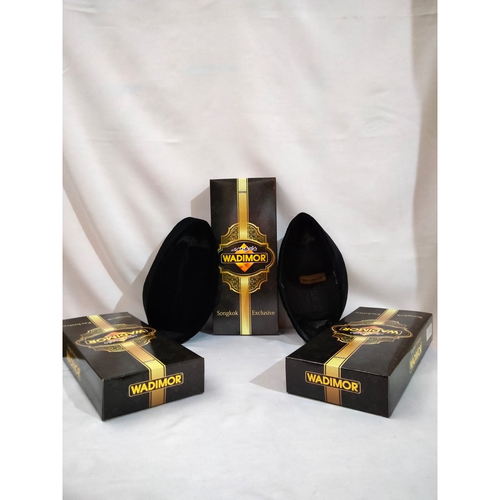 SONGKOK HITAM WADIMOR PECI HITAM PECI PREMIUM