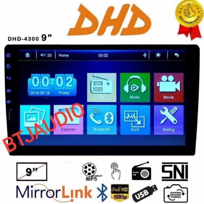 Head Unit Tape Mobil Double Din Deckless Dhd Layar 9 Inch Dan 10 Inch