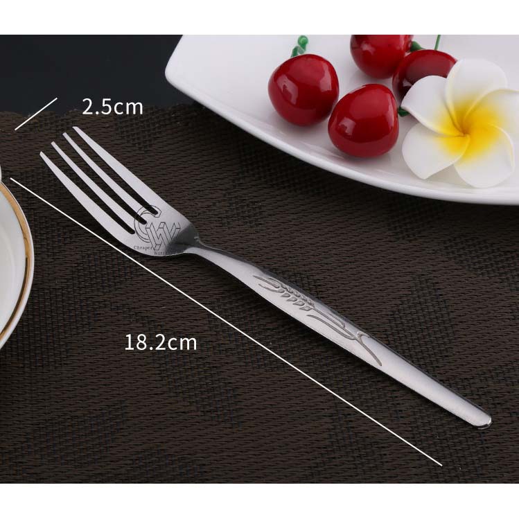 Cheaper-Garpu Makan stainless tebal / Garpu makan stainless / sendok tebal 18cm