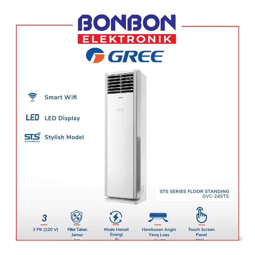 GREE AC Floor Standing 3PK GVC-24STS / GVC24STS Inverter