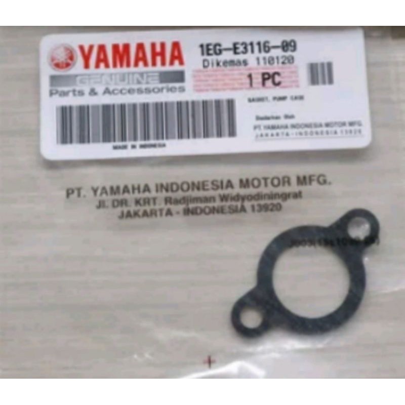 Paking pompa oli samping ori rx king