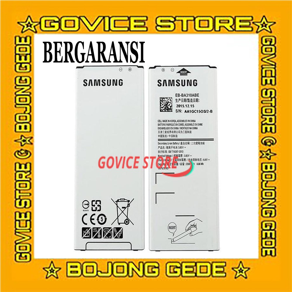 BATRAI SAMSUNG BATRE SAMSUNG BATERAI SAMSUNG  A310 (A3 2016)/EB-BA310ABE ORI 99%