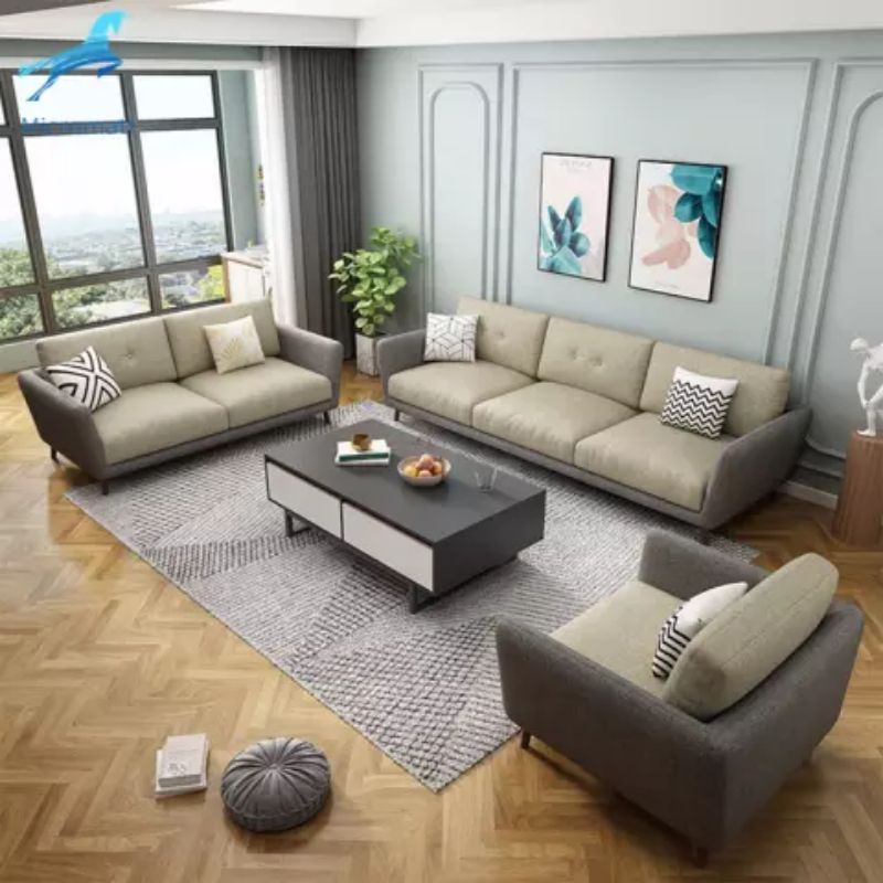 Sofa Leather U Sofa Retro Sofa Tamu 321 Sofa Tamu Coklat Sofa Tamu minimalis Sofa Tamu Keluarga Mode