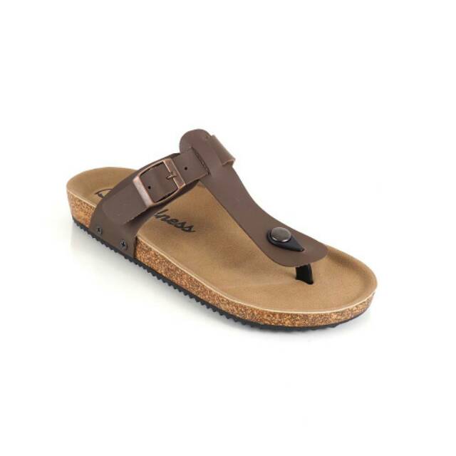 DISC 50% SANDAL KULIT GOODNESS YOUTH BROWN