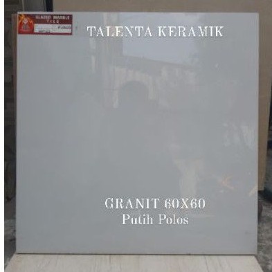 Granit Torch 60x60 Glazed Putih Polos dan 4 Motif Marmer Warna Putih, Grey, Beige Grade A