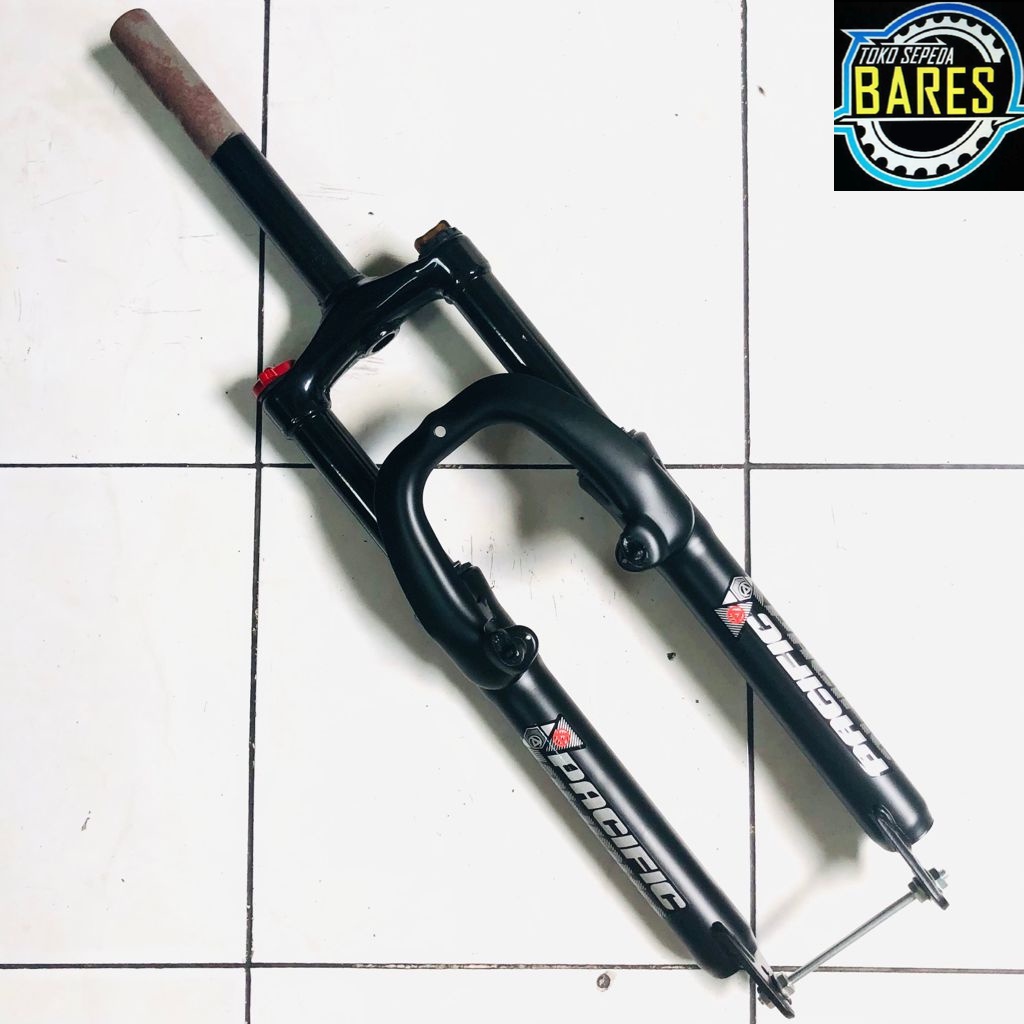 Fork Suspension Sepeda MTB 26 / 27.5 Aviator / Pacific SP-A205 / SP-A207 / SP-A209 / SP-A210 BK Non / With Lock Oversize / Garpu Porok