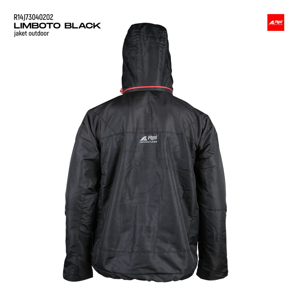 JAKET GUNUNG REI LIMBOTO AREI OUTDOORGEAR INNER POLAR - BLACK