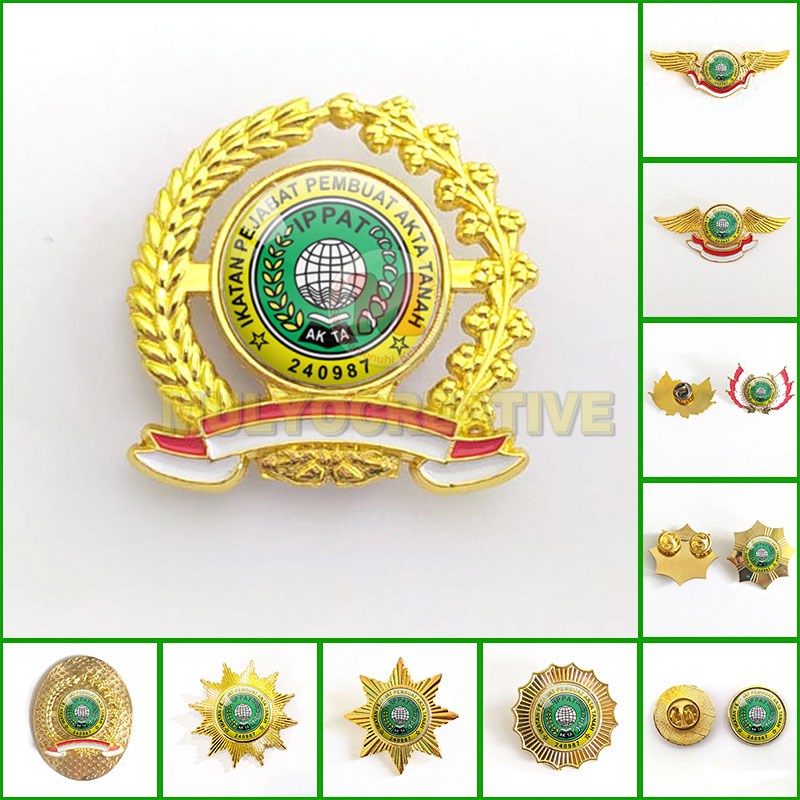 Pin IPPAT Pin Bros Wing Logo ippat Pejabat Pembuat Akta Tanah