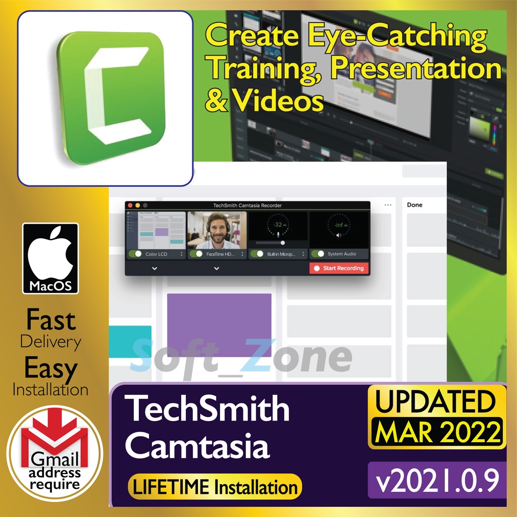 

Cmts 2021.0.9 / 2020 - Scrn Rcrdng & Vd Edtng Sftwr [Mntry (Intl & M1) Spprt] - Dgtl Dwnld