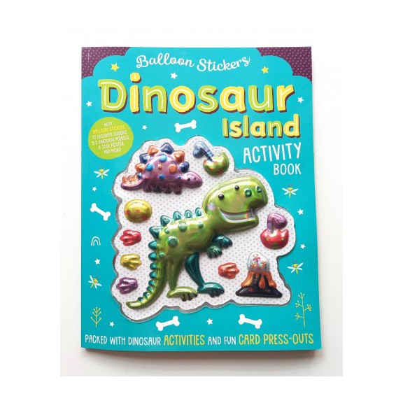 

Balloon Stickers Dinosaur Island Activity Book