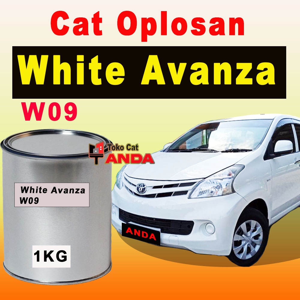Cat Putih Avanza - Cat Oplosan Avanza Putih - White Avanza - White W09