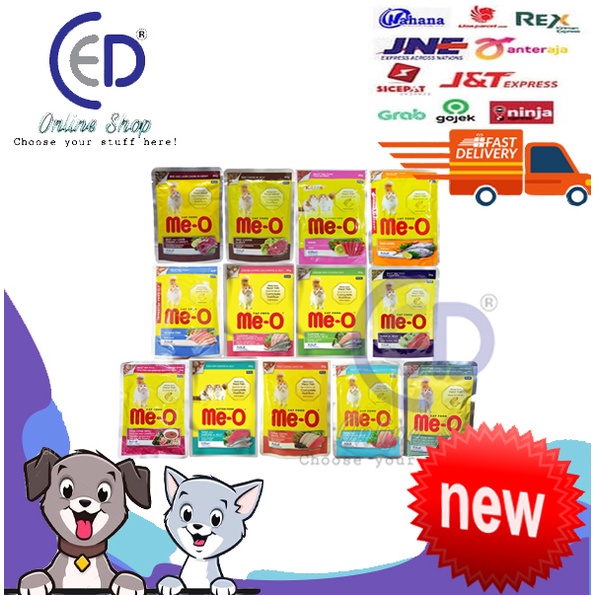 MAKANAN KUCING BASAH MEO POUCH 80GR ALL VARIAN