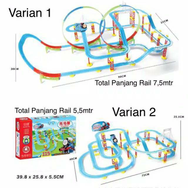 Tma / Mainan Anak Rail Kereta Api Bisa Muter 360 Derajat