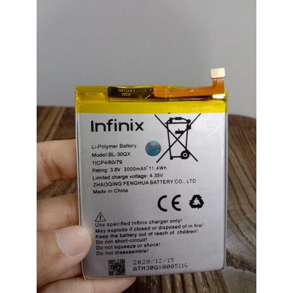 BATRE INFINIX X521 HOT S / BL-30QX ORI 99%