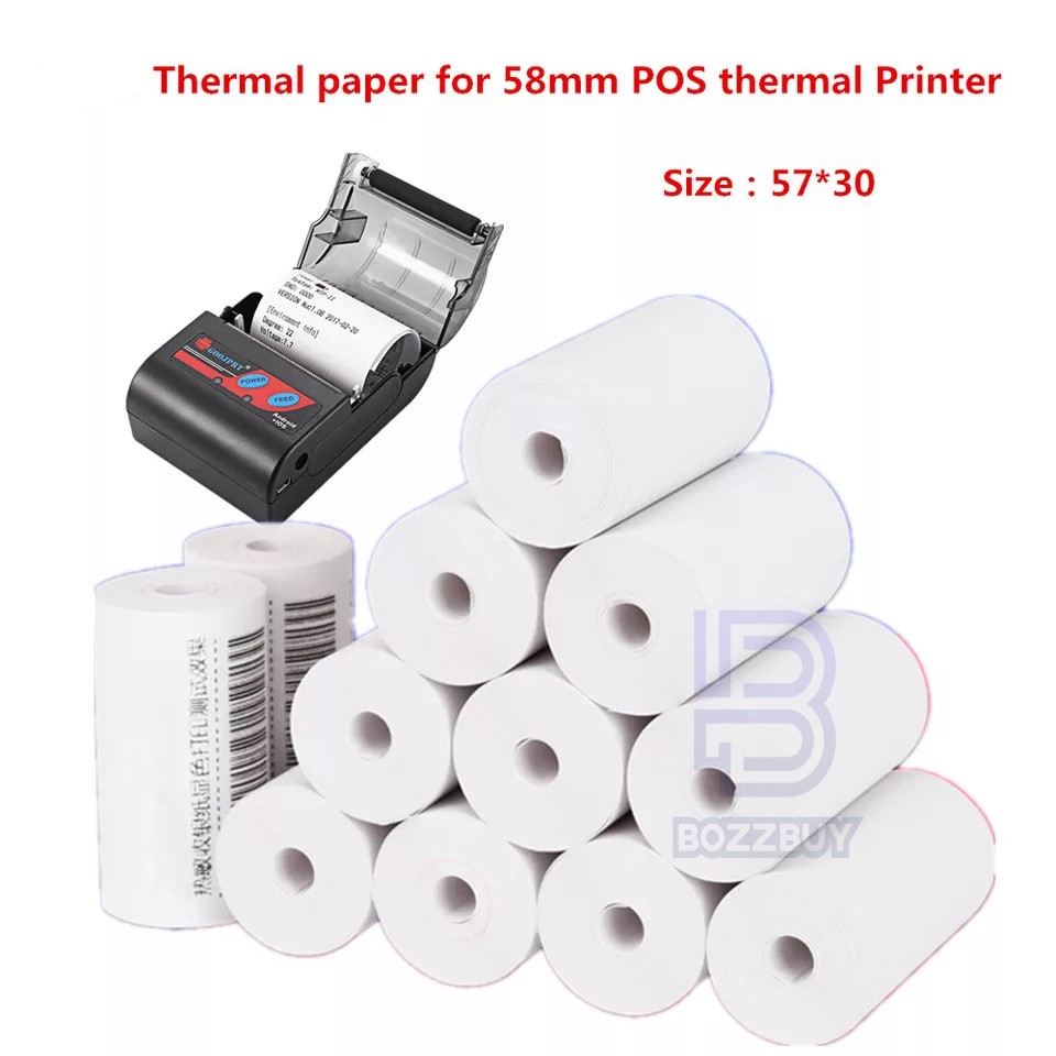 Bozzbuy - Kertas Printer Thermal 58mm x 30mm Satuan Eceran-3