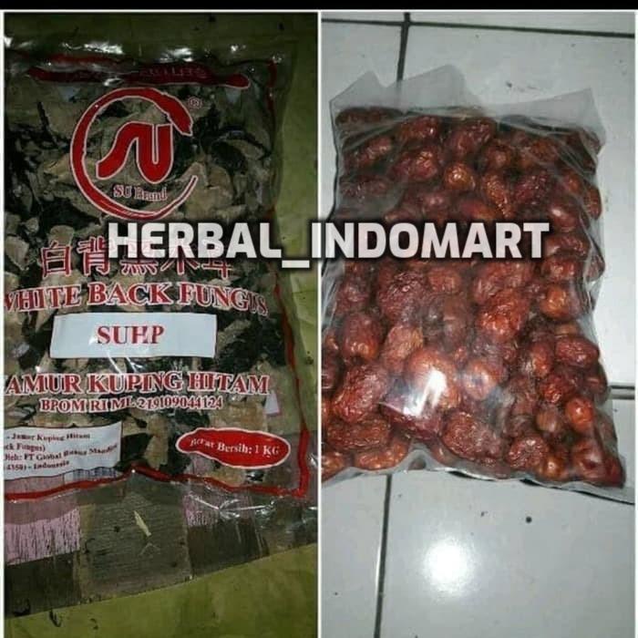 Jamur hitam putih 1 kg angco uk sedang 1 kg Jamur hitam putih 1 kg
