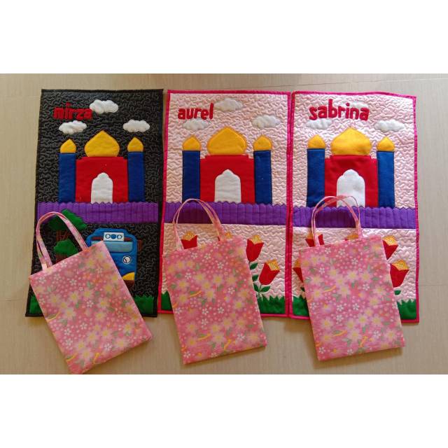 SAJADAH ANAK CUSTOM NAMA