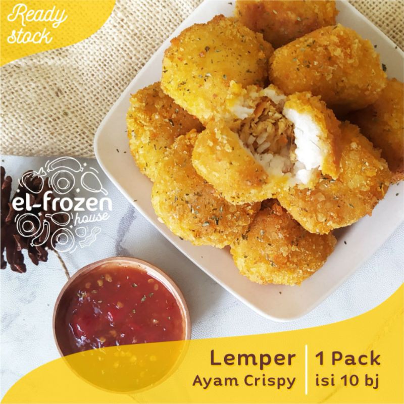 

Lemper Ayam Goreng Crispy Makanan Beku Frozen Food Free Sambal Bangkok