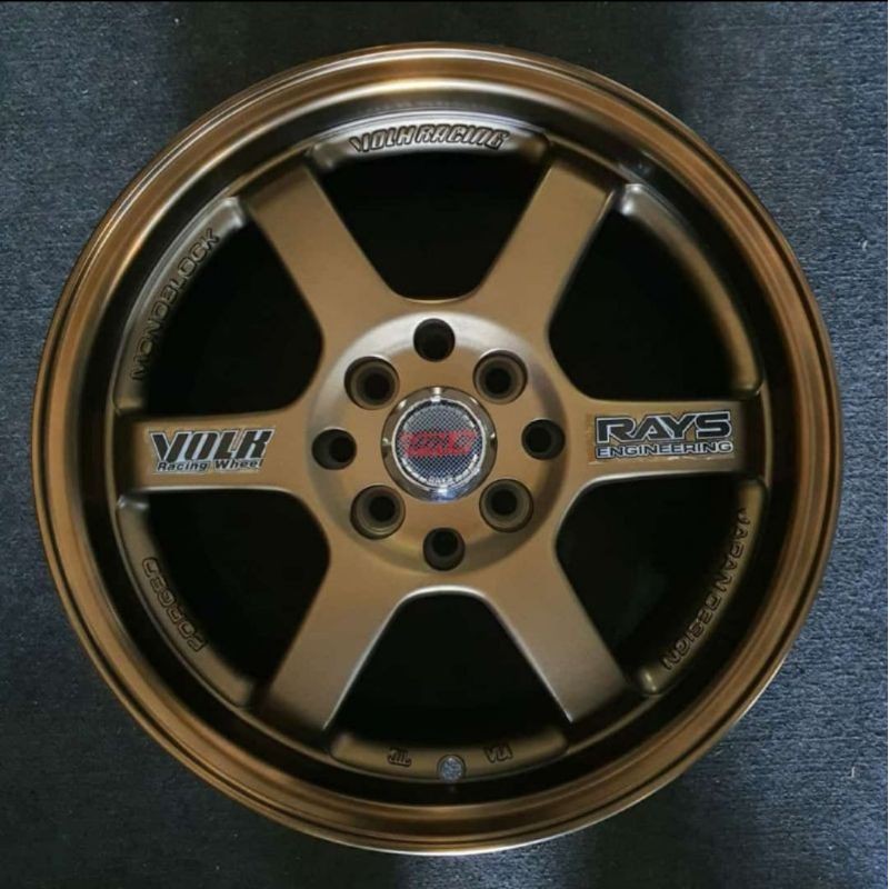 velg volk rays te37 r16 bronze plus ongkir pangkal pinang