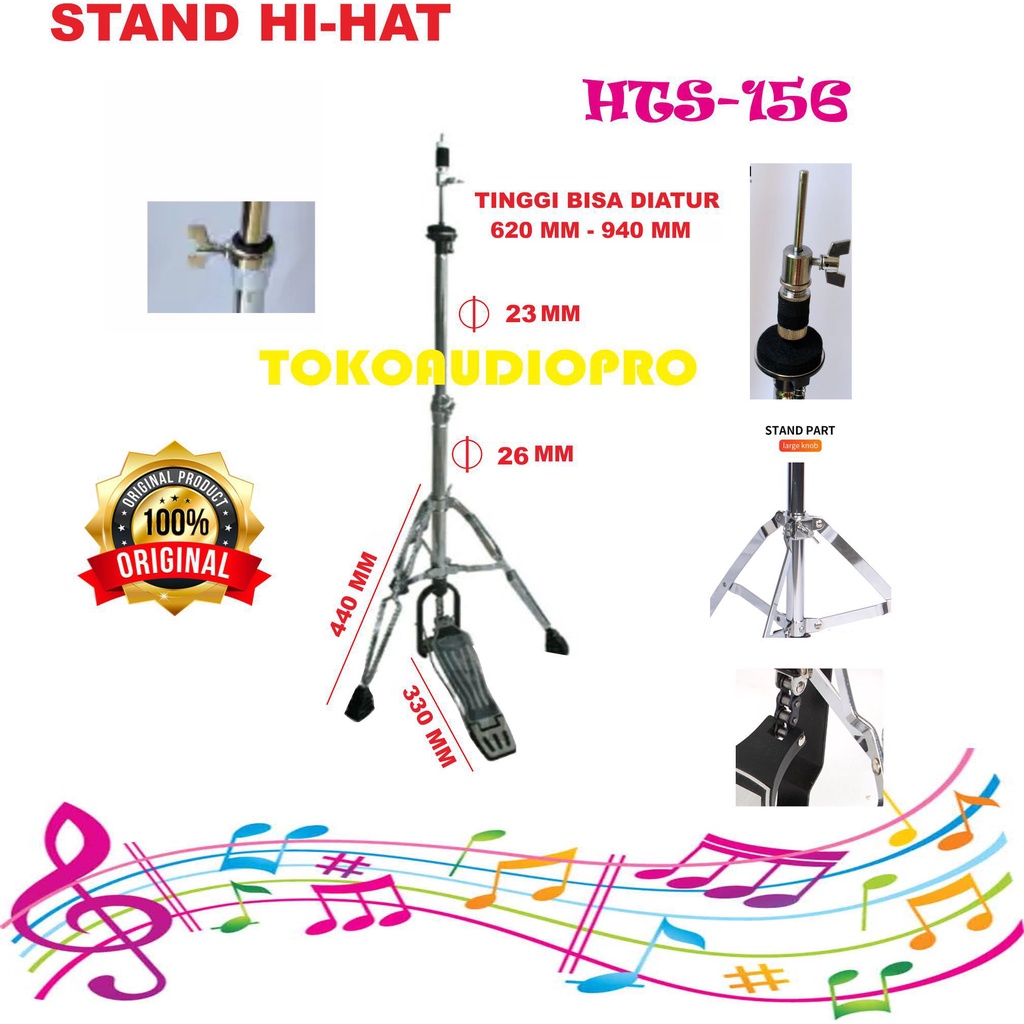 Stand Cymbal hi hat Stand Hihat Cymbal Stand Drum