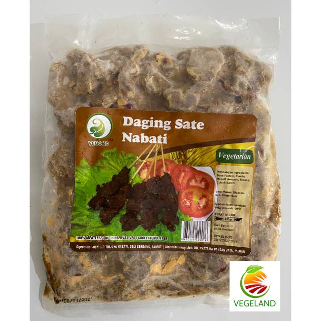 

Vegood Daging Sate Nabati 450gr Vegetarian