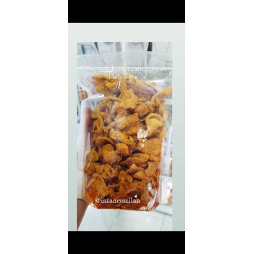 

keripik kulit ayam dan ampela ayam