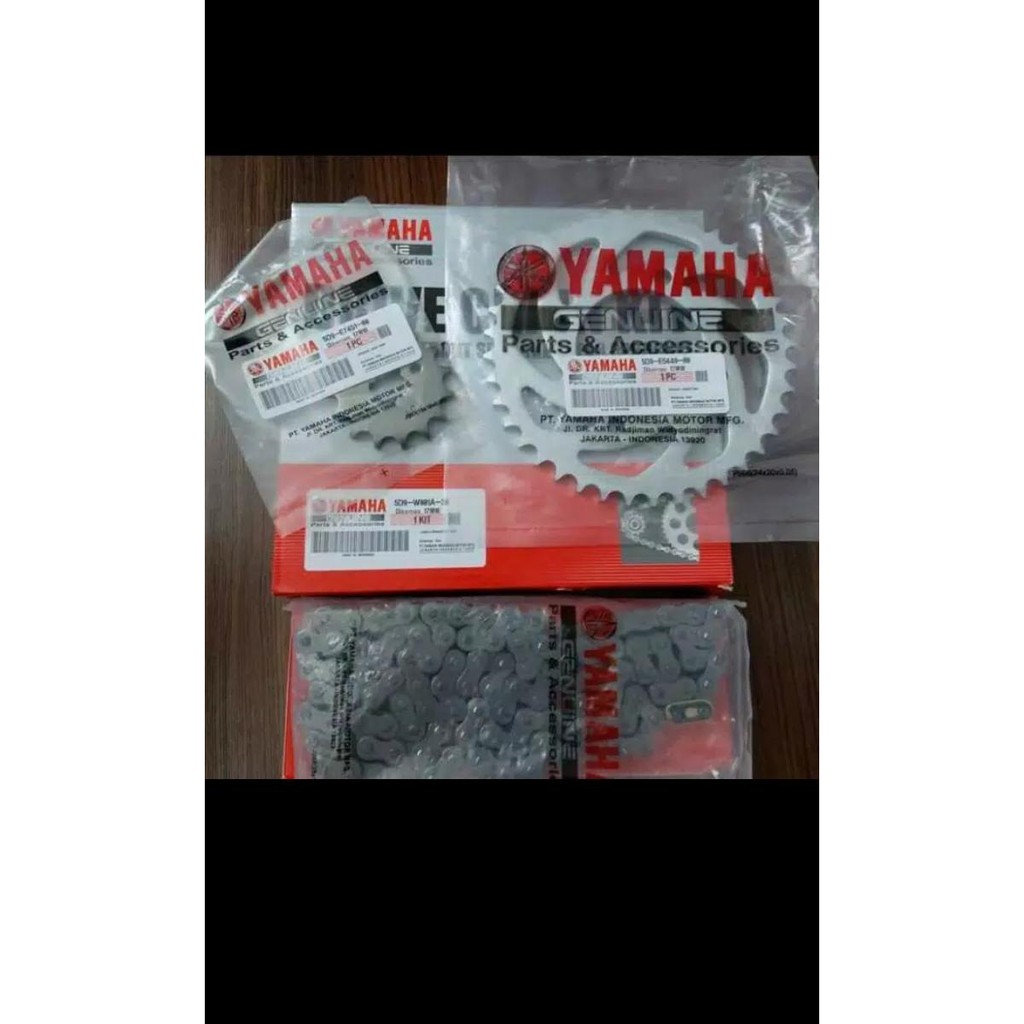 AbqoryPart___Gearset Gear Gir Set Rantai Vega ZR Jupiter Z New 115 RR 5D9