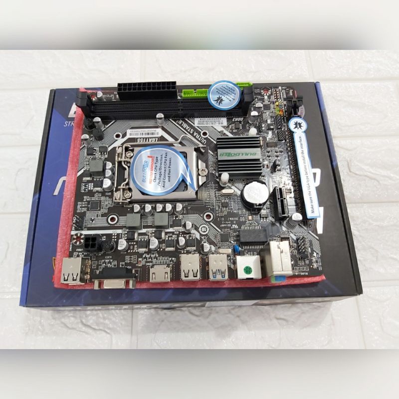 Motherboard INTEL H61 LGA1155 BULDOZER garansi RESMI Original