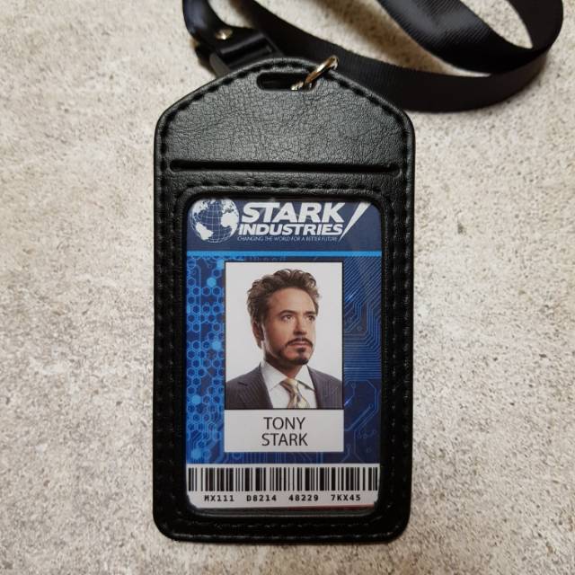 

Name Tag ID Card Holder - Tempat Gantungan Nama / Kartu Kulit Sintetis