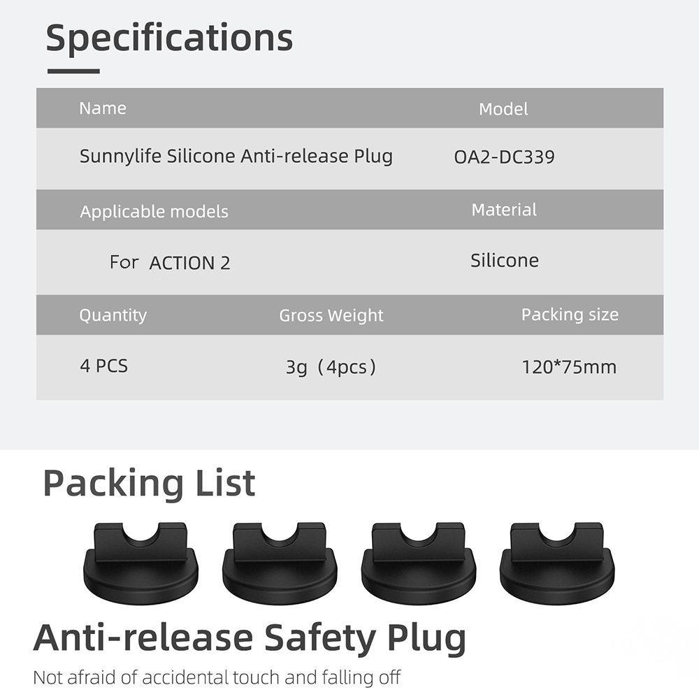 Preva For DJI Action2 New Cegah Jatuh DC339 Stopper Silikon