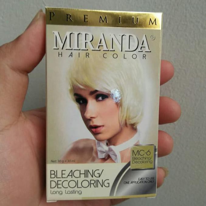 Cat Pewarna Rambut Permanent Miranda Hair Color Bleaching Decoloring