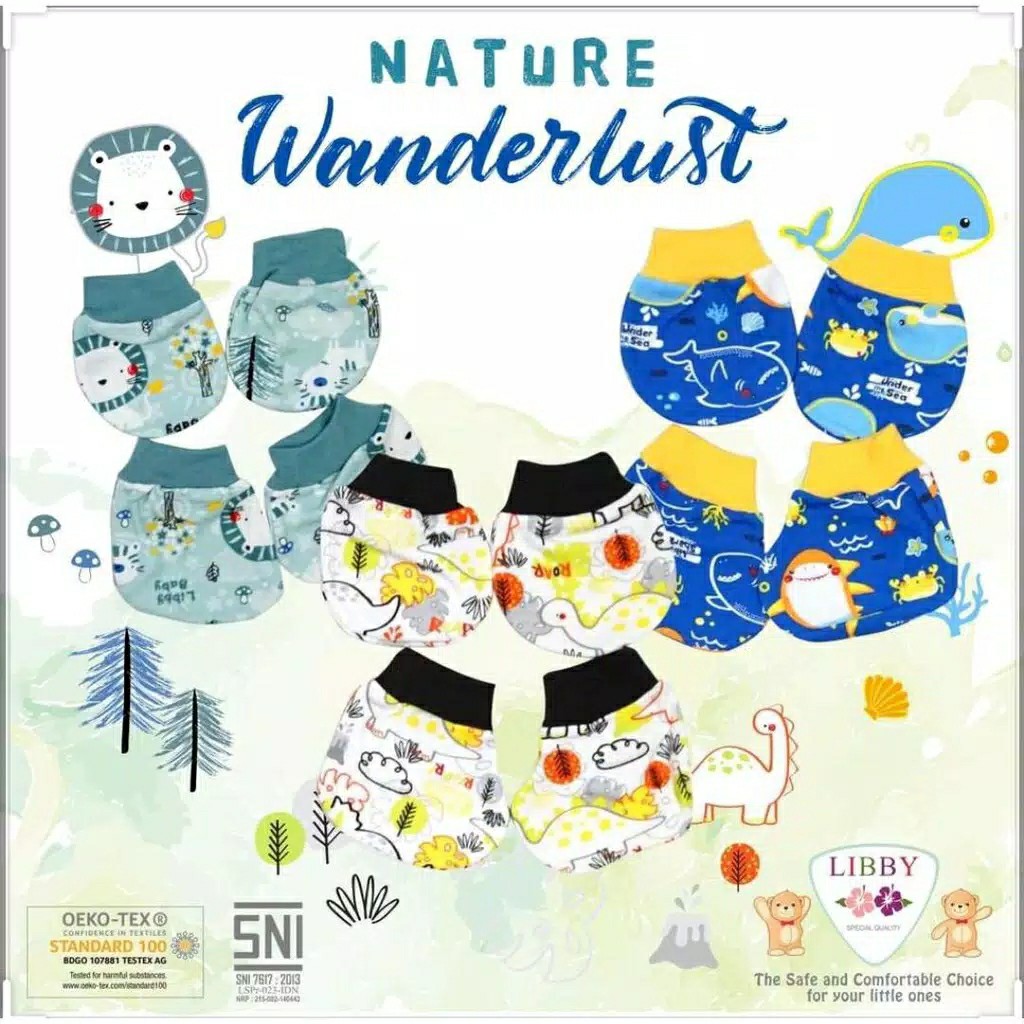 3pcs Libby [ Panjang ] Batik Boy Series [ 2 ] - New Born - Kancing Depan .