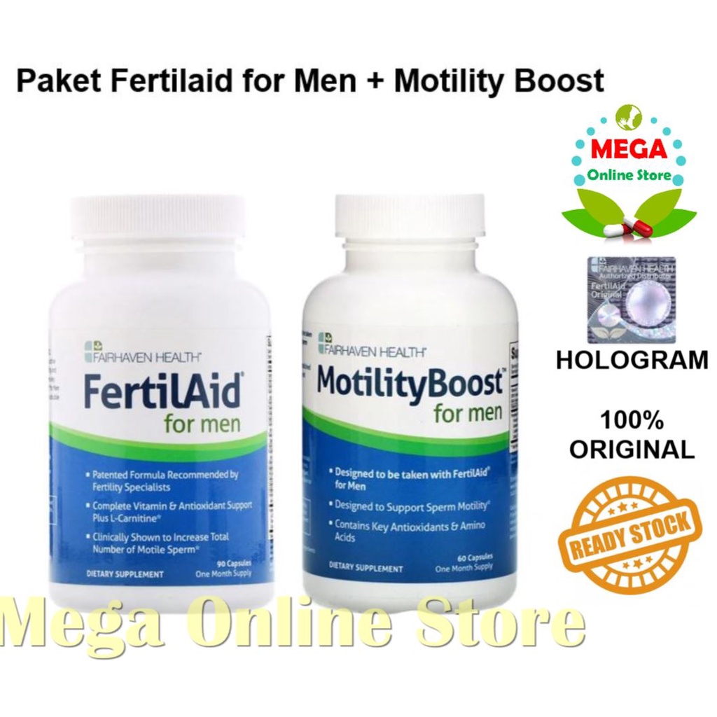FertilAid for Men + Motility Boost
