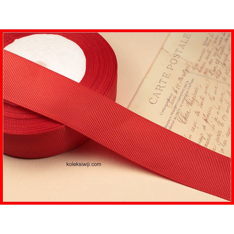 

1 Roll Pita Grosgrain Merah 1 Inch PT53