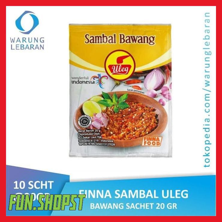 

PACK FINNA SAMBAL ULEG BAWANG SACHET (10 X 20GR)