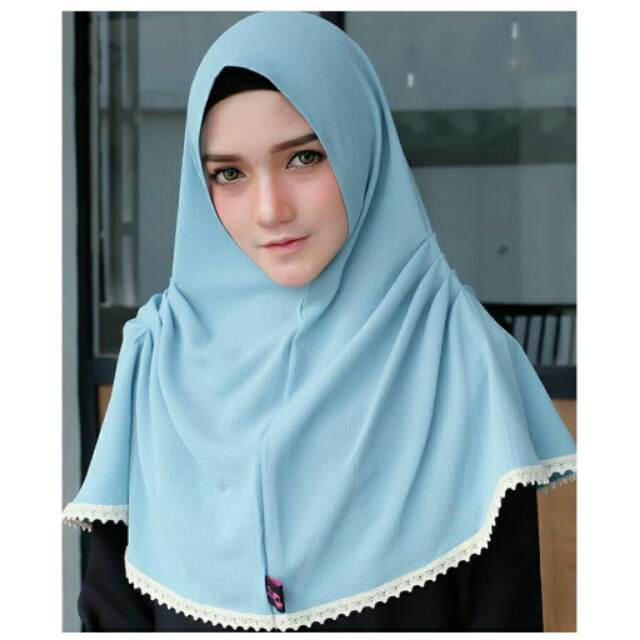 HIJAB SIMPLE KERUT RENDA